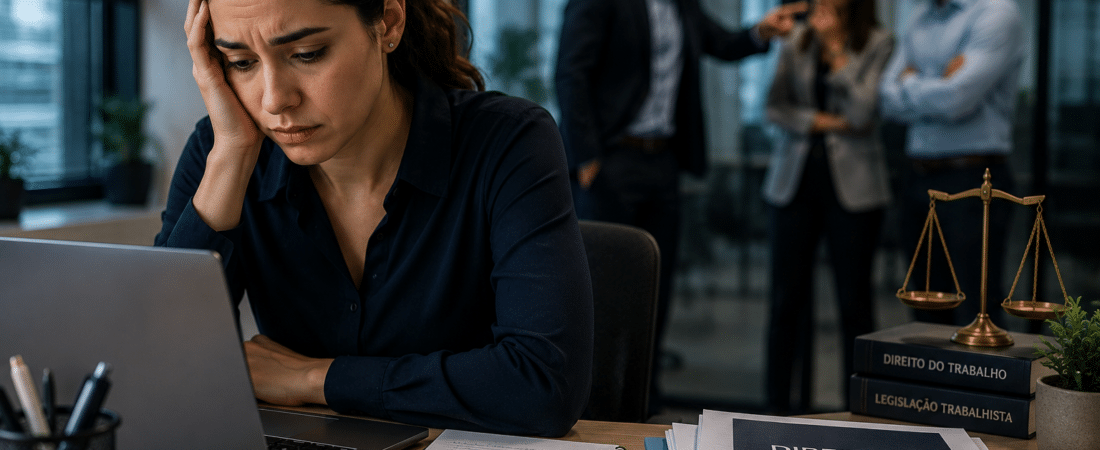Assédio moral: como identificar abusos no trabalho e proteger seus direitos sem agir no impulso