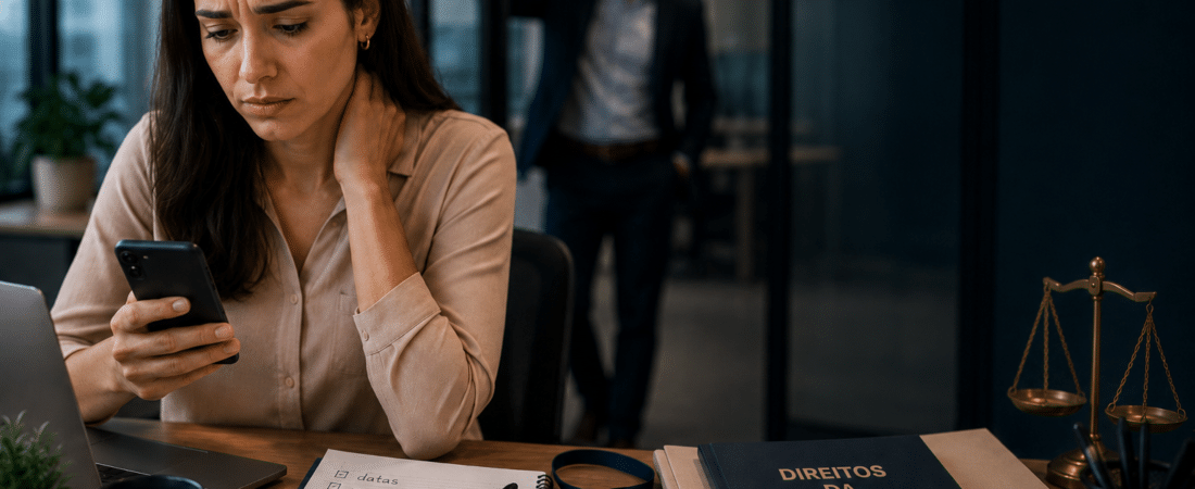 Assédio sexual: como reconhecer sinais no trabalho, reunir provas e buscar proteção com segurança