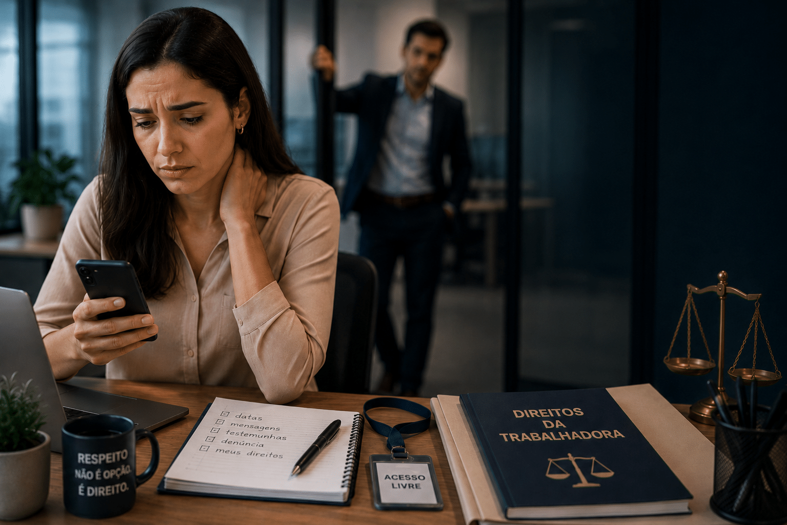 Assédio sexual: como reconhecer sinais no trabalho, reunir provas e buscar proteção com segurança